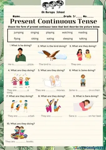 Present Continuous Tense