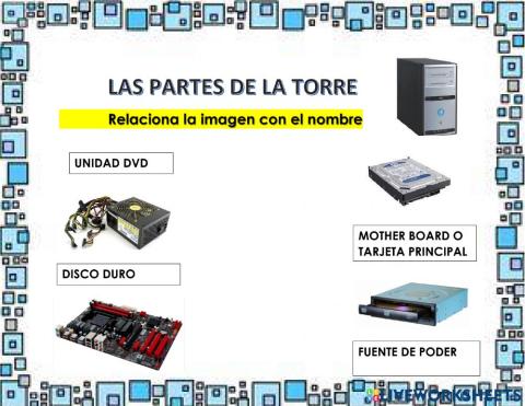 Las partes internas de la Torre