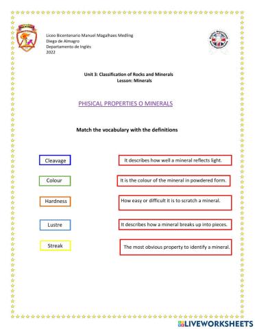Physical Properties of Minerals
