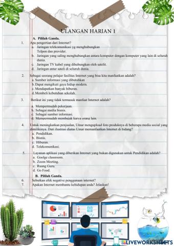 Ulangan Harian TIK Bab 1