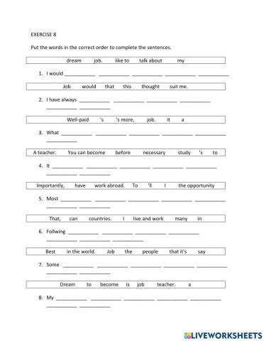 IE1, Unit 3, Speaking, Exercise 8