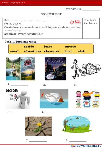 F3. Unit 4 We're having fun at the beach