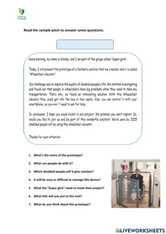 Sample pitch Ip Challenge