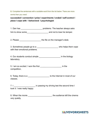 The marshmallow test