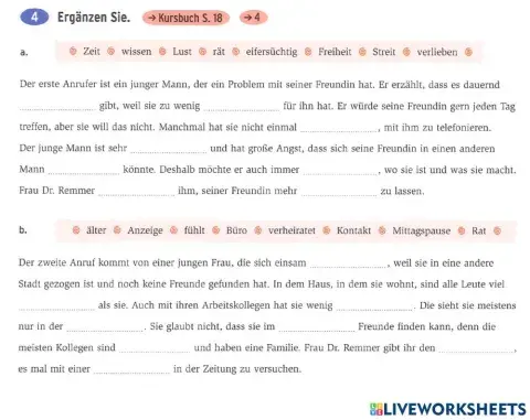 Anrufe an die Psychologin