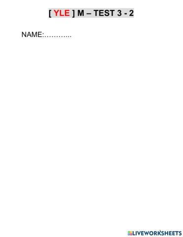YLE-M-Test 3-2
