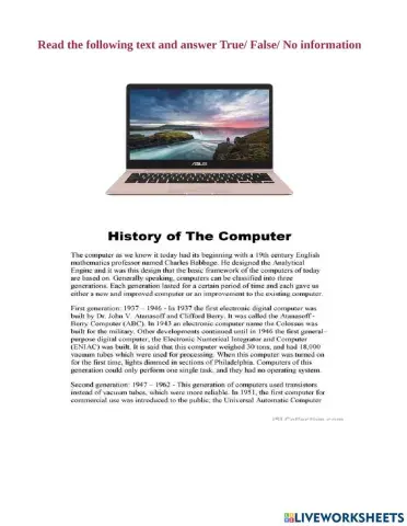 History of Computer