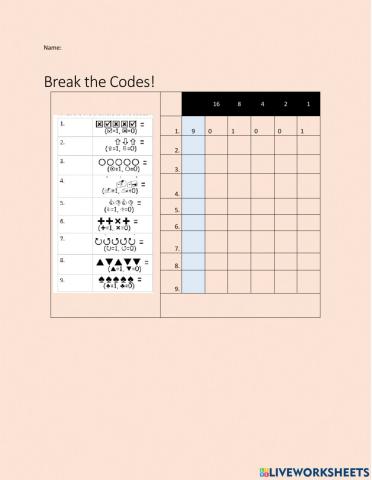 Break the Codes