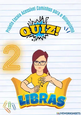 Atividade ii familima em libras