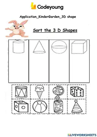 3 d shapes matching