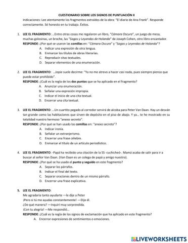 Signos de puntuación