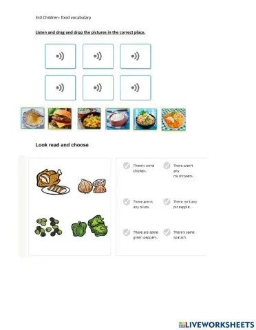 Food there is there are