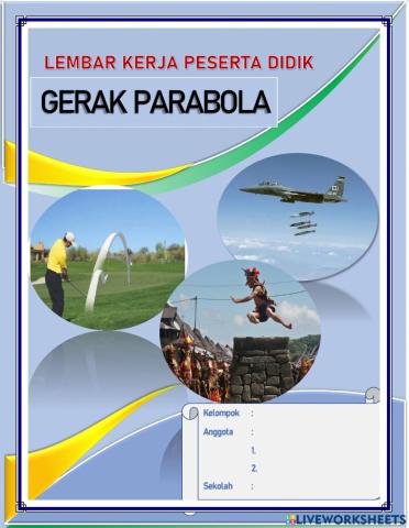 E-LKPD Gerak Parabola Pertemuan 2