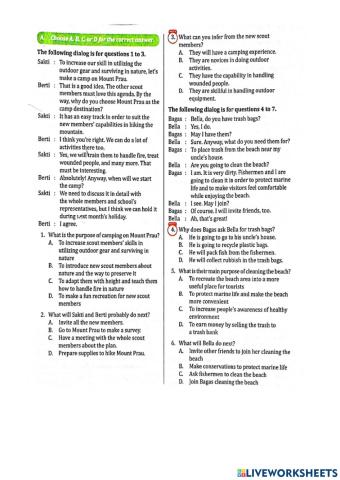 Assessment 2 Bahasa Inggris 9A