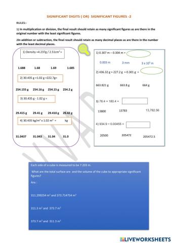 Significant figures-2