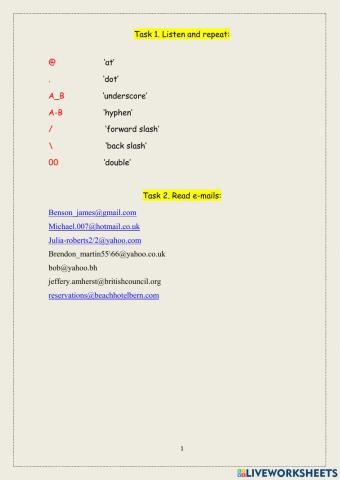 Checking information elem