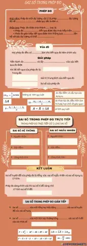 Sai số trong phép đo