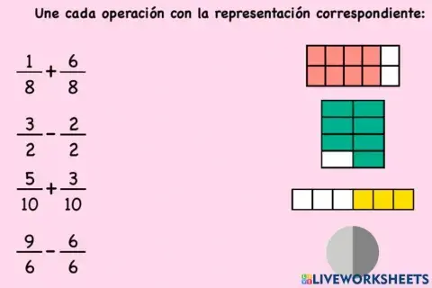 Fracciones-adiciones y sustracciones
