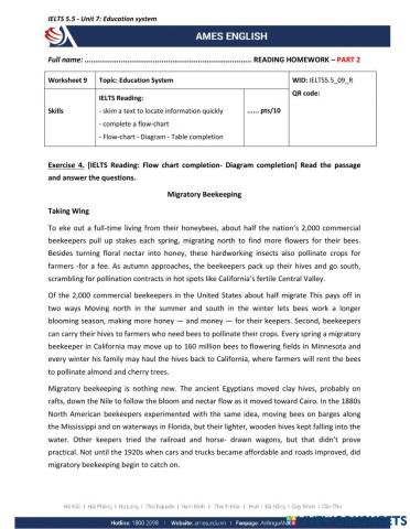 IELTS 5.5 - L9 - Reading part 2