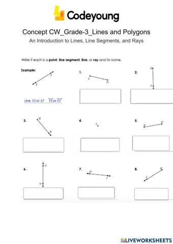 An Introduction to Lines, Line Segments, and Rays