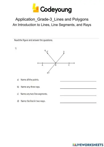 An Introduction to Lines, Line Segments, and Rays