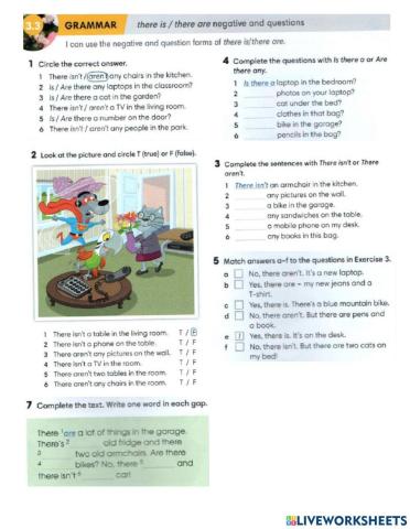 There isn't - There aren't