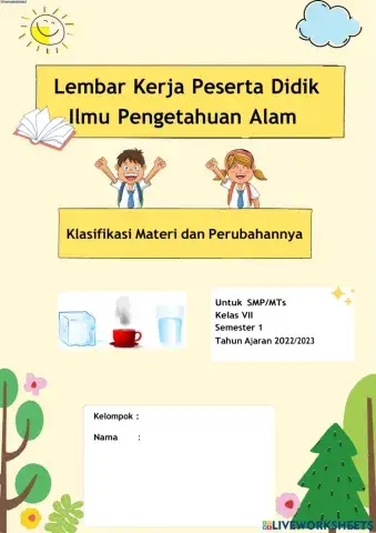Klasifikasi materi