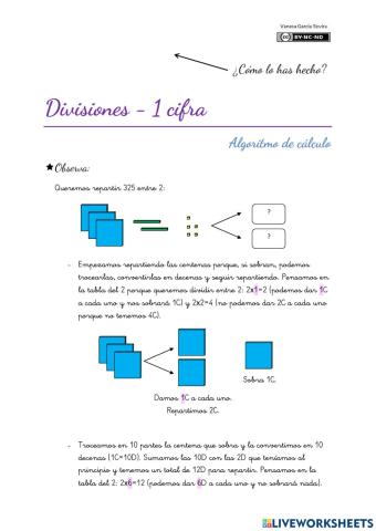 Divisiones - 1 cifra