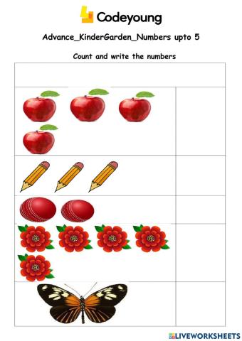 Count and write