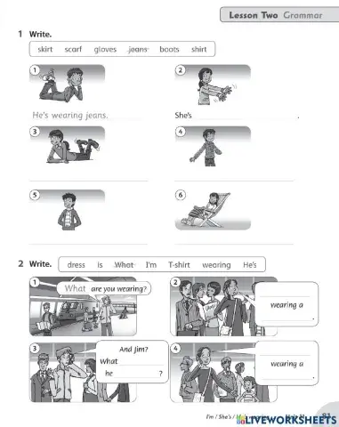 Family and friends 2 unit 11 present continuous