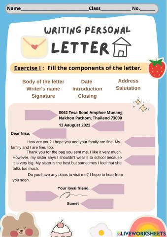 Writing Letter -