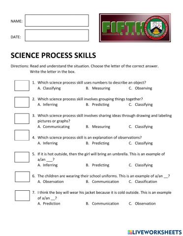 Science Process Skills