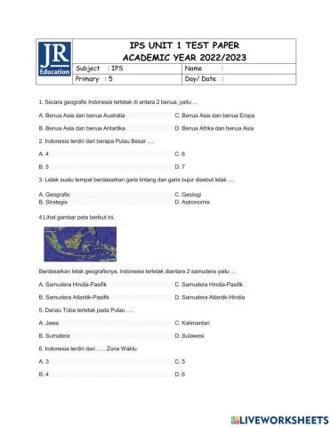 Unit test modul 6 unit 1