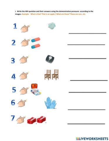 Demonstrative pronouns