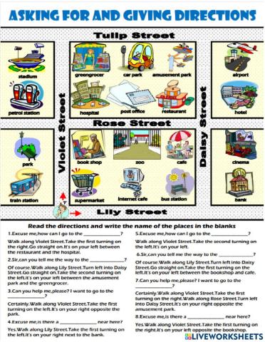 Asking for directions