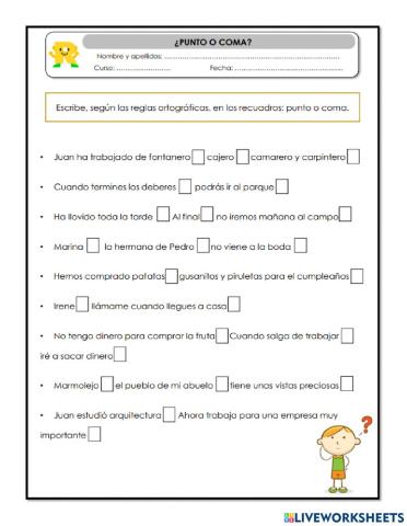 Ortografía (punto y coma)