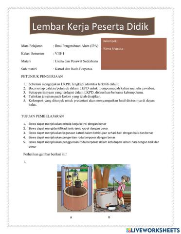 LKPD Usaha dan Pesawat Sederhana 2