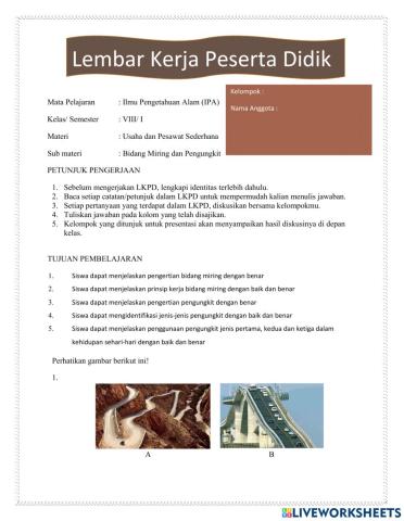LKPD Usaha dan Pesawat Sederhana 3