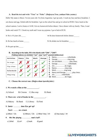 5th grade 1st term revision