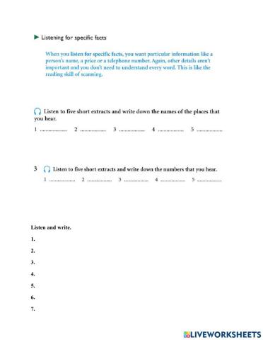 IELTS4.0 Listening 1