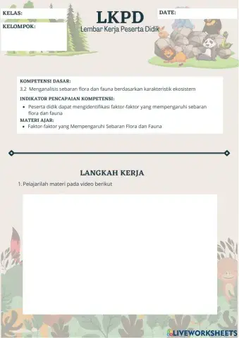 Faktor Persebaran Flora Fauna