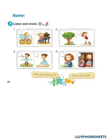 Everyone speak, kids!