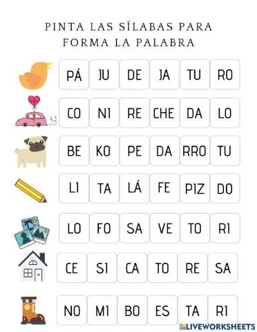 Silabas y fonemas