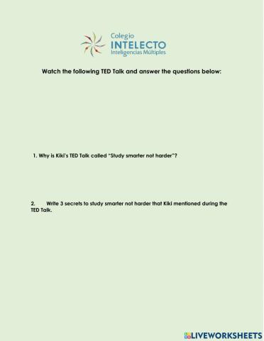 Study smarter not harder