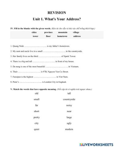 What's your address?