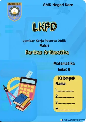 LKPD 1 Barisan Aritmatika