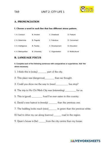 Ta9 unit 2 city life-1