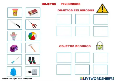 Objetos peligrosos