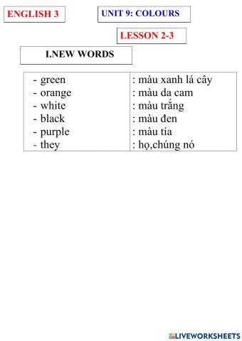 English 3- unit 9- lesson 2-3