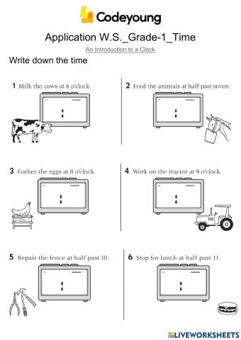 An Introduction to a Clock-Application WS